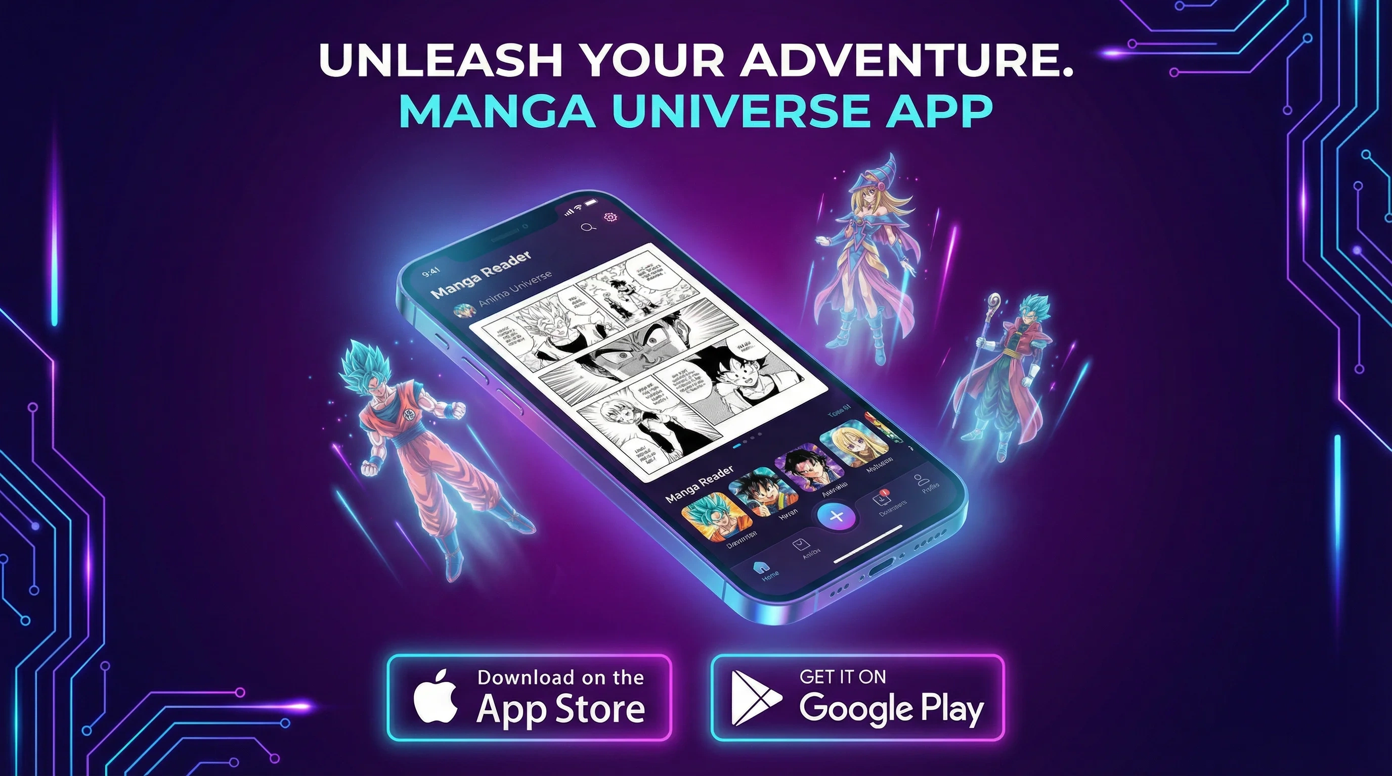 禁漫天堂客户端下载宣传图展示手机应用界面和漫画角色